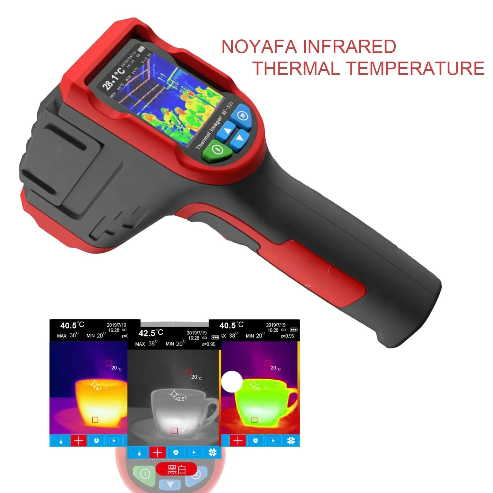 NF-521 Infrared Thermal Imager Sensor Temperature Thermal Imaging Camera 2000 Pixels